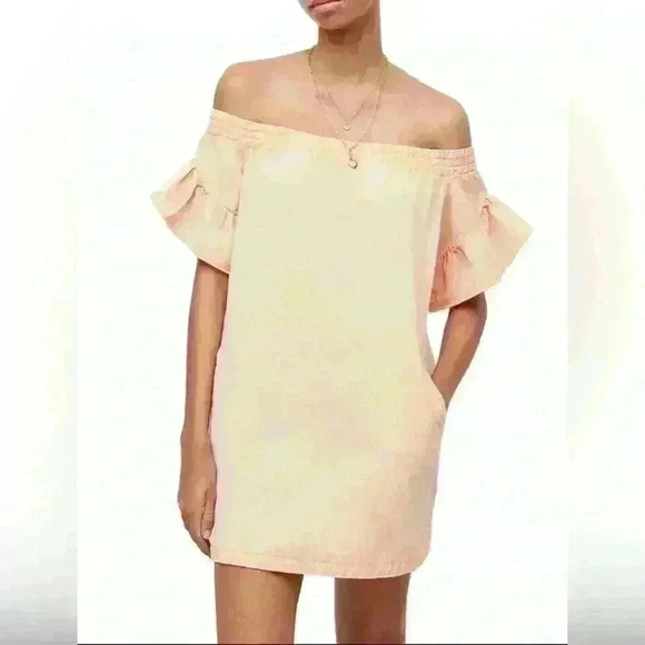 ALLSAINTS Adela Denim Dress Size 6 - Picture 1 of 5